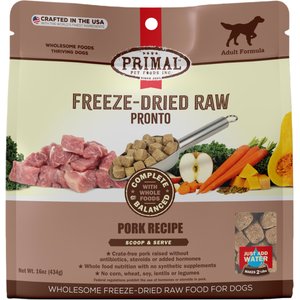 PRIMAL Raw Pronto Beef Recipe Dog Freeze Dried Food 16 oz bag Chewy