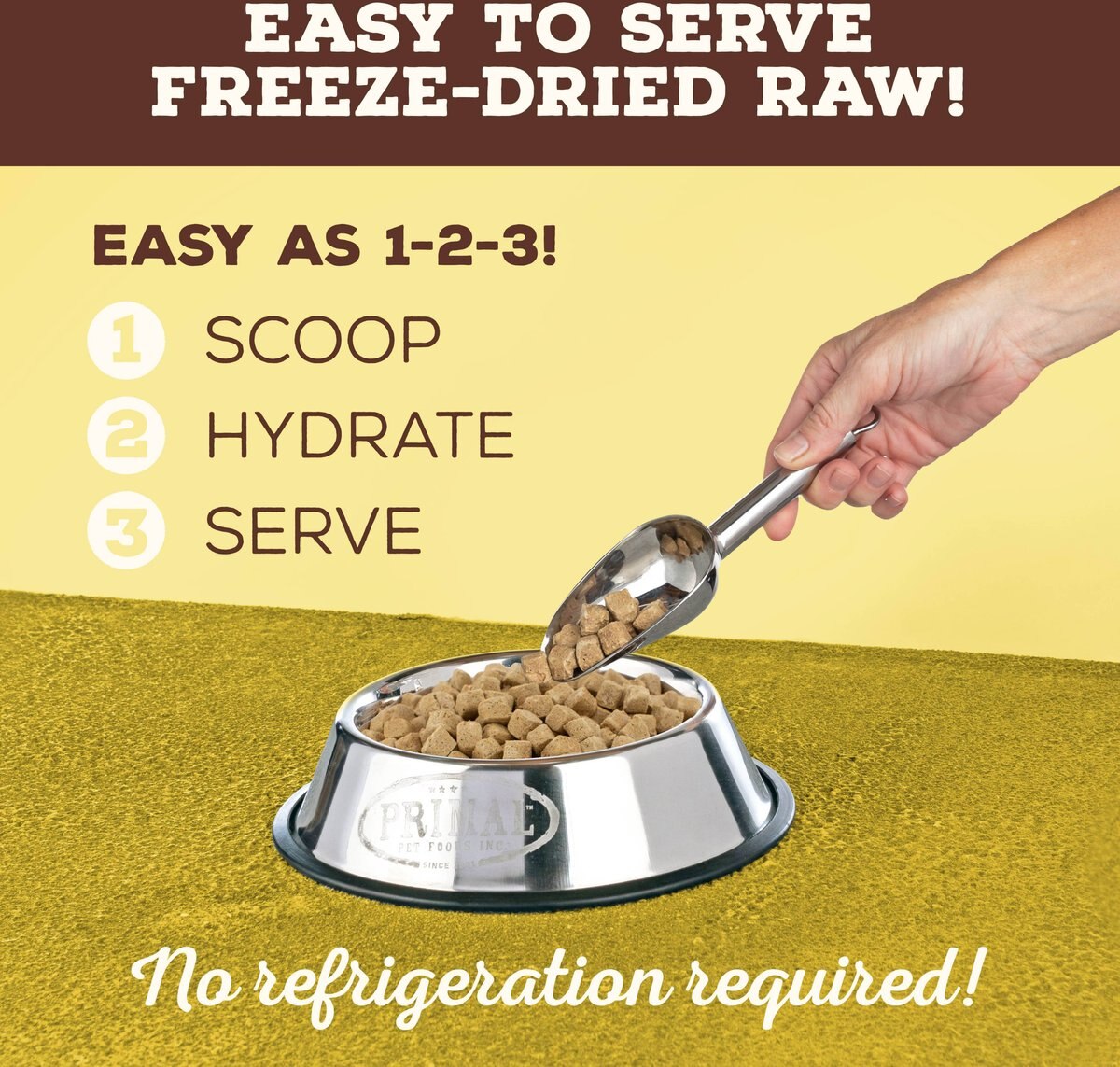 PRIMAL Raw Pronto Puppy Recipe Dog FreezeDried Food, 25oz bag