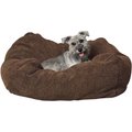 K&H Pet Products Cuddle Cube Pillow Cat & Dog Bed, Mocha, Small