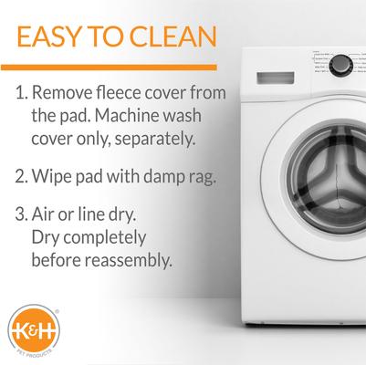 Show full view: K&H Pet Products Lectro-Soft Outdoor Heated Pad, Brown, Medium slide 7 of 12