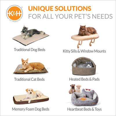 Show full view: K&H Pet Products Lectro-Soft Outdoor Heated Pad, Brown, Medium slide 9 of 12