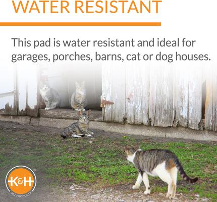 Show full view: K&H Pet Products Lectro-Soft Outdoor Heated Pad, Brown, Large slide 4 of 12