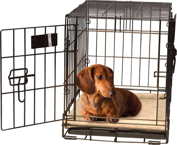 K&H Pet Products Self-Warming Dog Crate Pad, Tan, 20 x 25 in slide 1 of 11