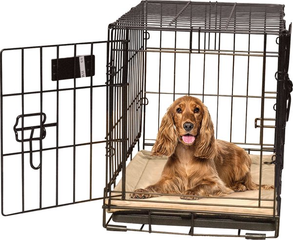 K&H Pet Products Self-Warming Dog Crate Pad, Tan, 21 x 31 in slide 1 of 11