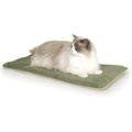 K&H Pet Products Thermo-Kitty Mat Heated Cat Bed, Sage/Tan 