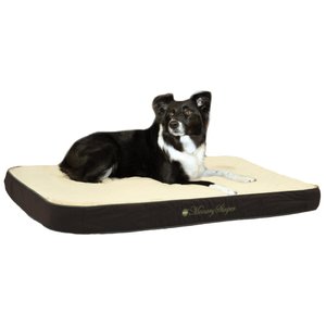 K&H Pet Products Memory Sleeper Orthopedic Pillow Dog Bed, Mocha, Medium