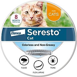 Seresto Flea & Tick Collar for Cats, 1 Collar (8-mos. supply)