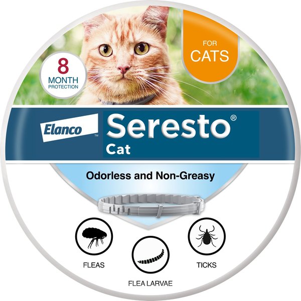 Seresto Flea & Tick Collar for Cats, 1 Collar (8-mos. supply) slide 1 of 12