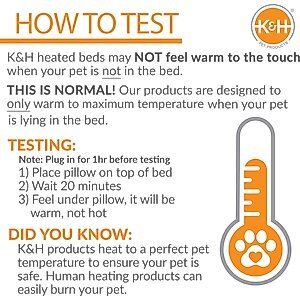 K&H Pet Products Thermo-Kitty Bed Indoor Heated Cat Bed, Sage, Small