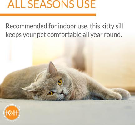 Show full view: K&H Pet Products Kitty Sill Cat Window Perch, Tan slide 4 of 13