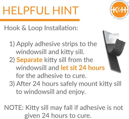 Show full view: K&H Pet Products Kitty Sill Cat Window Perch, Tan slide 5 of 13