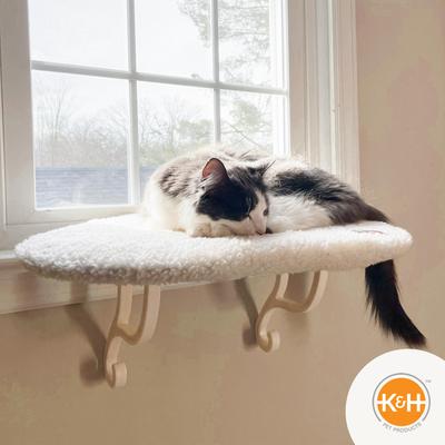 Show full view: K&H Pet Products Kitty Sill Cat Window Perch, Tan slide 6 of 13