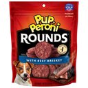 Pup-Peroni Rounds Beef Brisket Dog Treats, 5-oz bag, case of 8