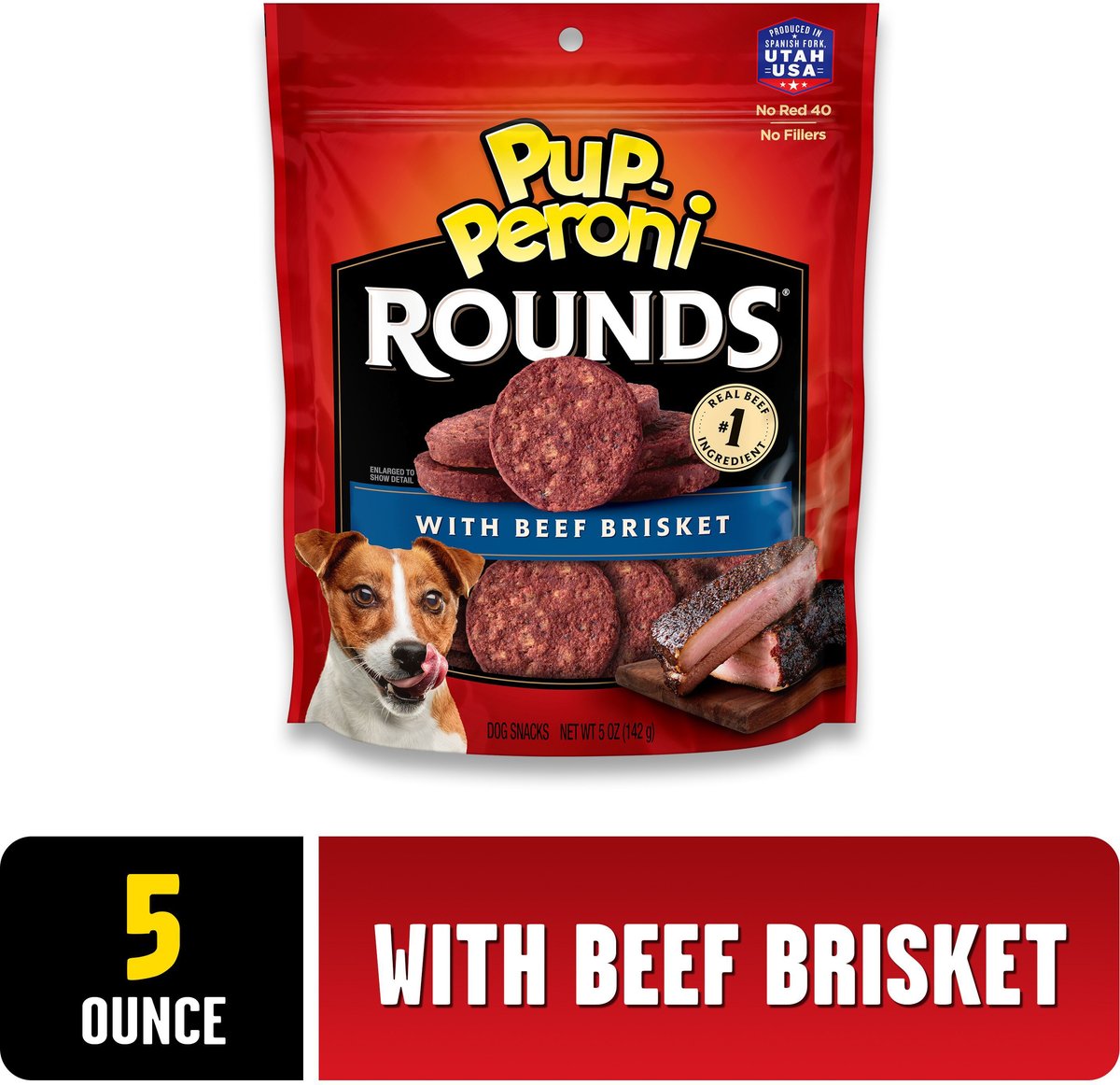 Pup-Peroni Rounds Beef Brisket Dog Treats
