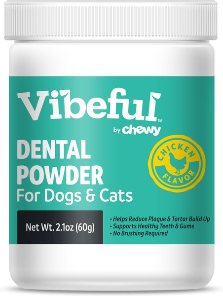 Vibeful Dental Health Powder Supplement for Dogs & Cats, 60g slide 1 of 8