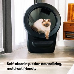Litter-Robot 4 Automatic Self-Cleaning Cat Litter Box, Black slide 2 of 6