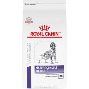 Royal Canin Veterinary Diet Adult Mature Consult Medium Breed Dry Dog Food, 8.8-lb bag