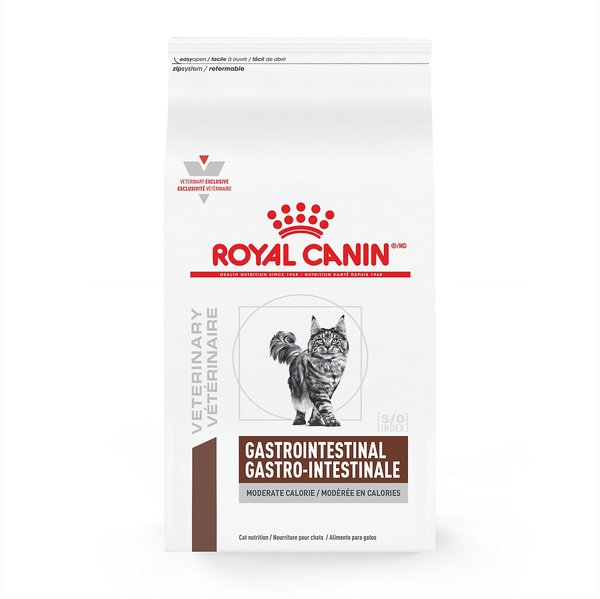 Royal Canin Veterinary Diet Adult Gastrointestinal Moderate Calorie Dry Cat Food, 7.7-lb bag slide 1 of 11