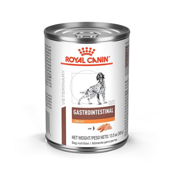 Royal Canin Veterinary Diet Adult Gastrointestinal Low Fat Loaf Canned Dog Food, 13.5-oz, case of 24 slide 1 of 9