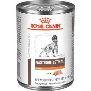 Royal Canin Veterinary Diet Adult Gastrointestinal Low Fat Loaf Canned Dog Food, 13.5-oz, case of 24
