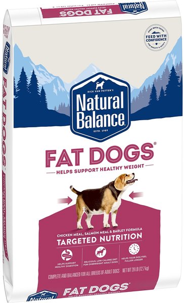 Natural Balance Fat Dogs Chicken & Salmon Formula Low Calorie Dry Dog Food, 28-lb bag slide 1 of 7