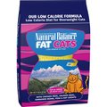 Natural Balance Fat Cats with Chicken Meal, Salmon Meal, Garbanzo Beans, Peas & Oatmeal Dry Cat Food, 15-lb bag