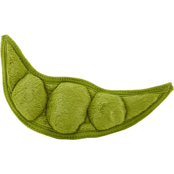 P.L.A.Y. Pet Lifestyle and You Garden Fresh Peapod Squeaky Plush Dog Toy