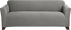 Sure Fit Stretch Morgan One Piece Slipcover & Sofa Dog & Cat Cover, Gray