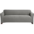 Sure Fit Stretch Morgan One Piece Slipcover & Sofa Dog & Cat Cover, Gray
