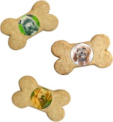 SPOTS NYC Let's Pawty Personalized Picture Peanut Butter Flavored Crunchy Dog Treats, 3 count slide 2 of 5