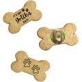 SPOTS NYC Gotcha Day Personalized Picture Peanut Butter Flavored Crunchy Dog Treats, 3 count
