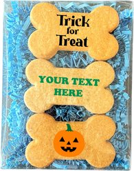 SPOTS NYC Halloween Personalized Text Peanut Butter Flavored Crunchy Dog Treats, 3 count slide 2 of 4