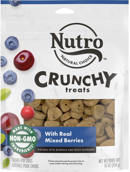 Nutro Crunchy with Real Mixed Berries Dog Treats, 16-oz bag slide 1 of 9