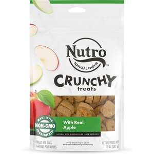 Nutro Crunchy with Real Apple Dog Treats, 10-oz bag