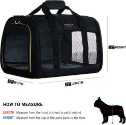 Kenneth Cole Reaction Collapsible Cat & Dog Travel Carrier, Black, 22-lbs slide 2 of 8