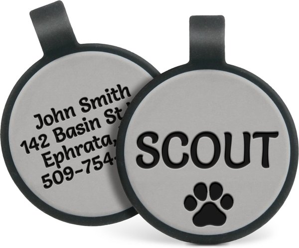 GoTags Free Beer Upon Return Round Personalized Dog ID Tag