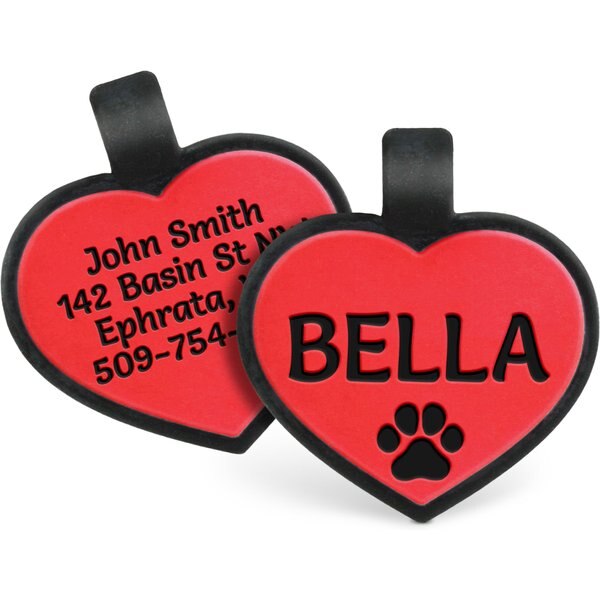 TWO TAILS PET COMPANY I'm Lost Personalized Dog & Cat ID Tag, White
