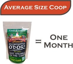 Coops & Feathers Coop Flakes Poultry Odor Eliminator, 1-lb bag slide 2 of 7