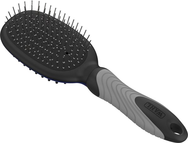 Wahl Double Sided Dog Bath Pin Brush, Black & Gray slide 1 of 6