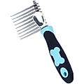 SunGrow Dog, Cat & Small Pet Grooming & Dematting Comb Undercoat Rake Brush