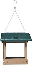 Birds Choice Recycled 2 Sided Hopper Bird Feeder, Small