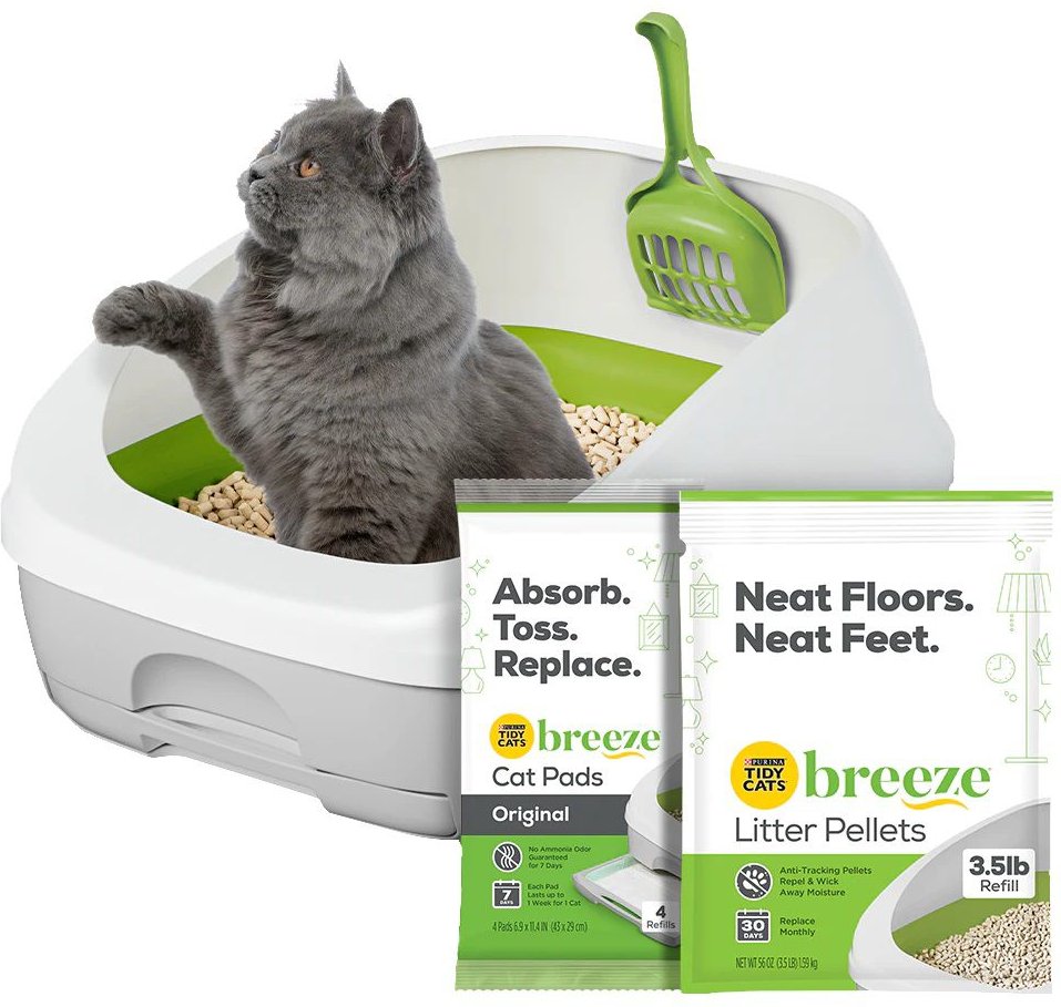 Breeze kitty litter outlet pellets