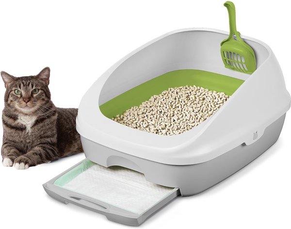 Purina Tidy Cats Litter Box System, BREEZE System Starter Kit Litter Box, Litter Pellets & Pads slide 1 of 11