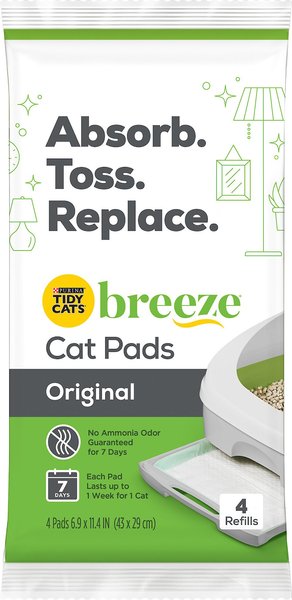 Breeze Tidy Cat Litter Pads Lot of two 4-packs 