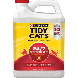 Tidy Cats 24/7 Performance Scented Clumping Clay Cat Litter, 20-lb jug