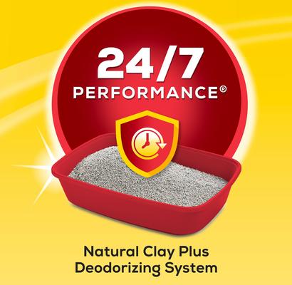 Show full view: Tidy Cats 24/7 Performance Odor Control Scented Clumping Cat Litter, 20-lb jug slide 4 of 14