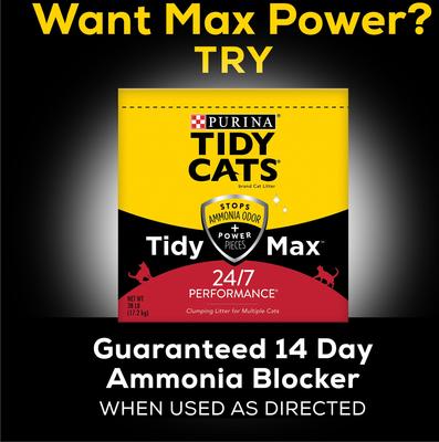 Show full view: Tidy Cats 24/7 Performance Odor Control Scented Clumping Cat Litter, 20-lb jug slide 7 of 14