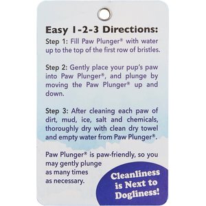 Paw Plunger Medium for Dogs, Blue