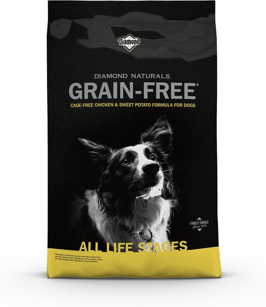 Diamond Naturals Grain-Free Chicken & Sweet Potato Formula Dry Dog Food, 5-lb bag slide 1 of 5