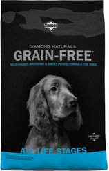 Diamond Naturals Grain-Free Whitefish & Sweet Potato Formula Dry Dog Food, 28-lb bag